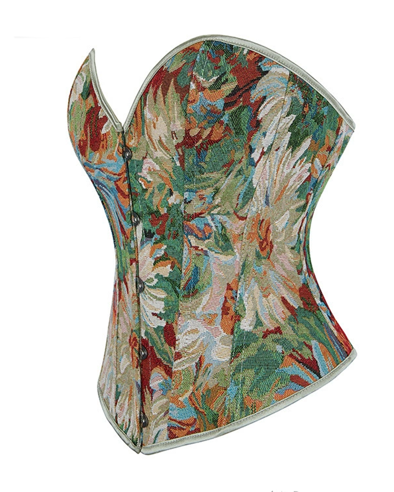 Monet-Style Retro Fishbone Corset Tight-Fitting And Shaping Court-Style Shapewear