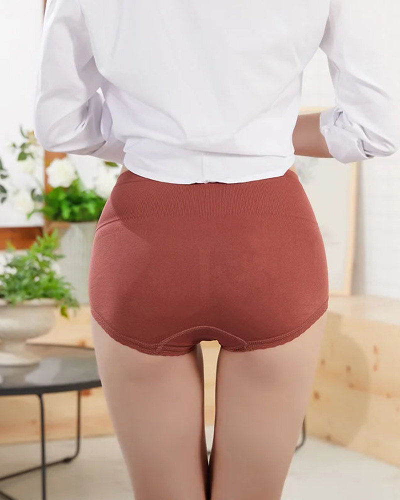 Graphene Seamless High Waist Briefs-Curvy-Faja