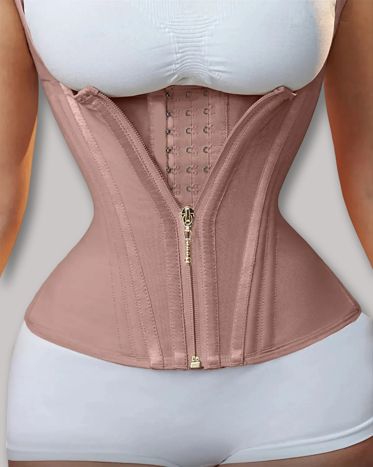 Waist Trainer for Women Corset Vest Body Shaper Cincher Trimmer Tank Top Sport Girdle with Steel Bones-Curvy-Faja