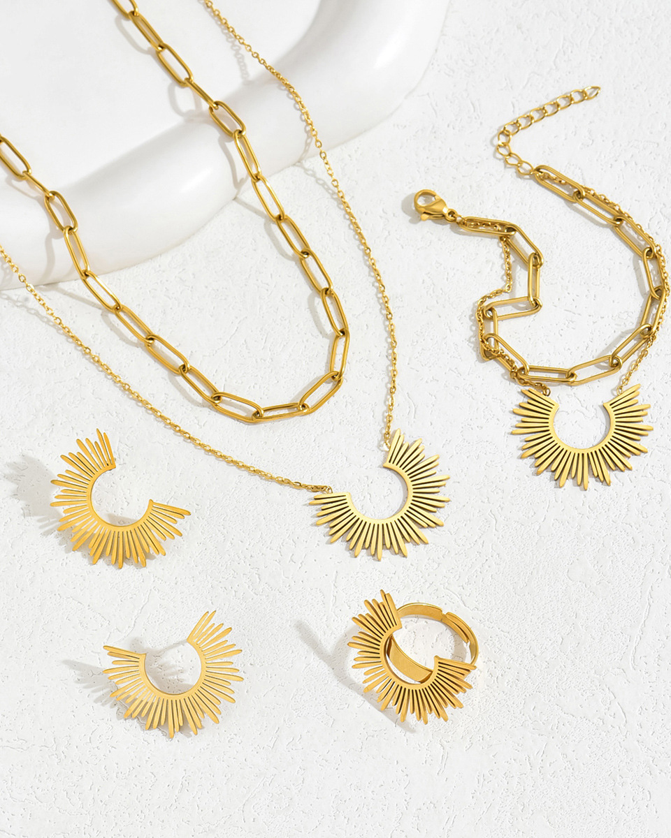 Sunflower Jewelry Set-Curvy-Faja