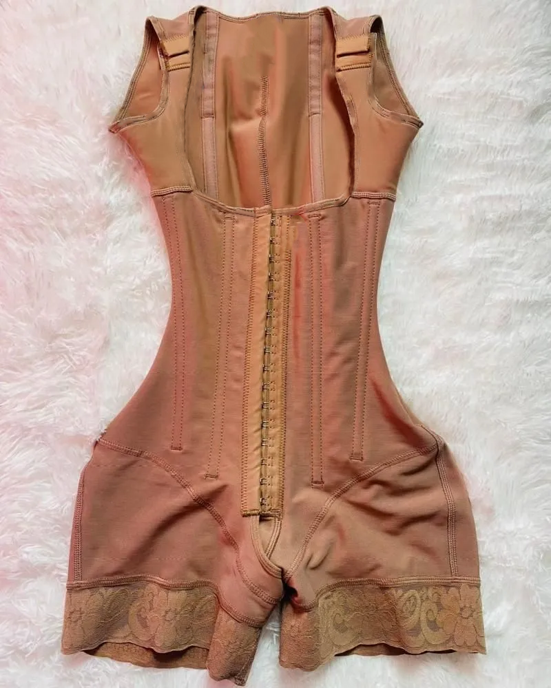 Buttoned Butt Lift Full Body Shaper