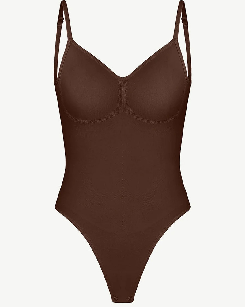 Seamless Backless Thong Bodysuit