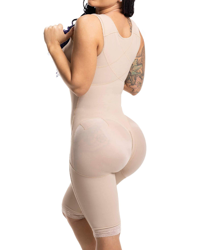 Adjustable Tummy Control Shapewear Fajas with Bra-Curvy-Faja