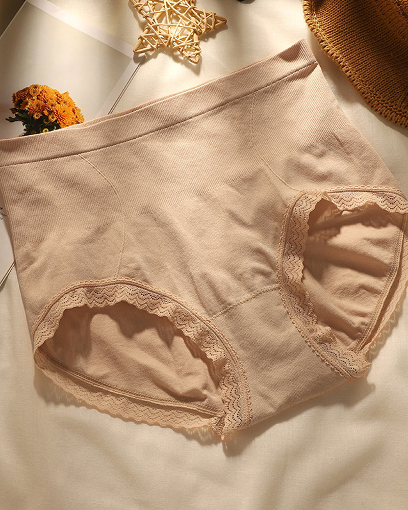 Graphene Seamless High Waist Briefs-Curvy-Faja