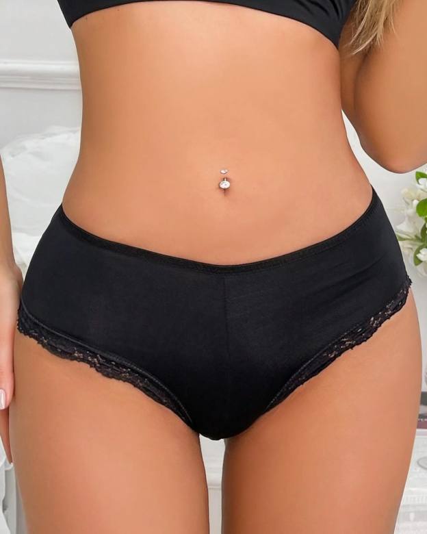 Sexy Low Waist Women's Ice Silk Underwear-Curvy-Faja