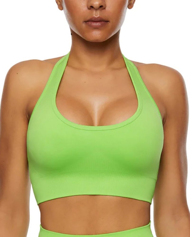 Halter Bra Medium Low Impact Sports Bras