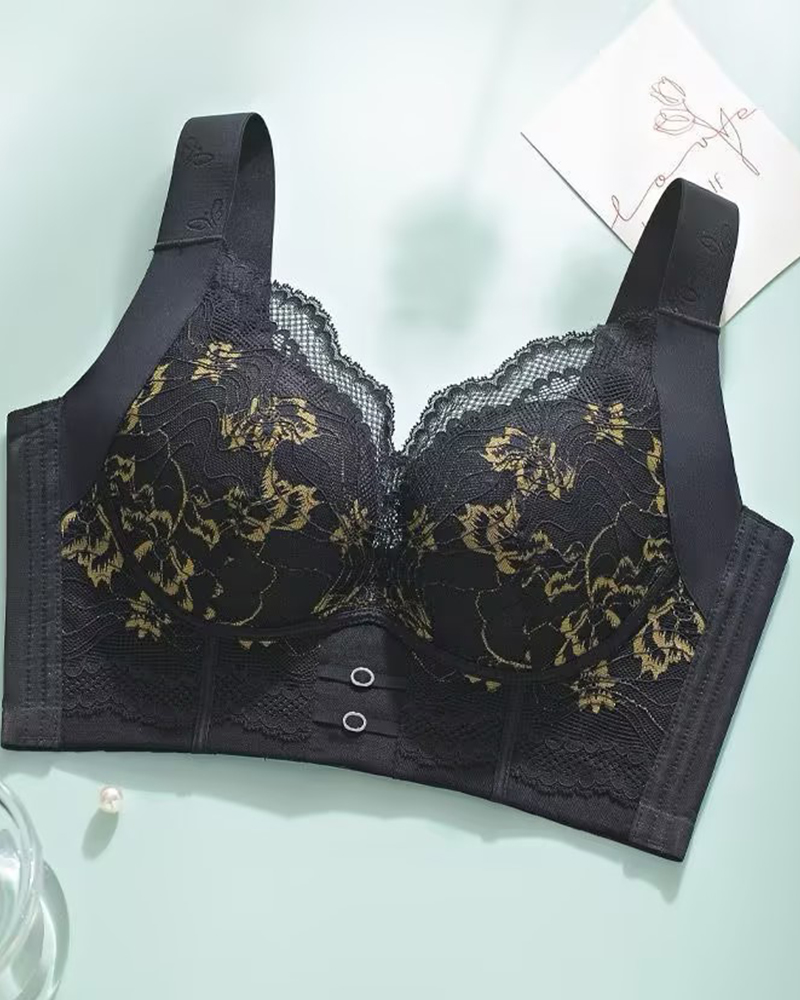 Women's Wireless Push Up Lace Bra