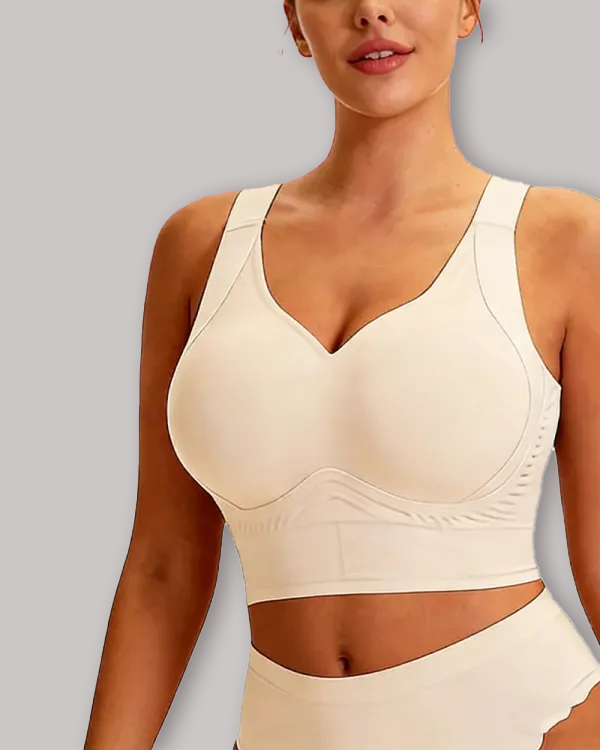 Everyday Seamless Support 7-Row Hook Seamless Jelly Bra