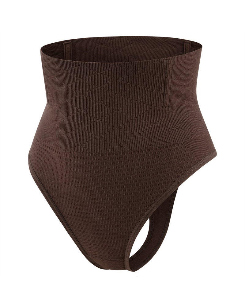 Thong-Style High-Waisted Shaping Underwear With Hip Lift And Tummy Control