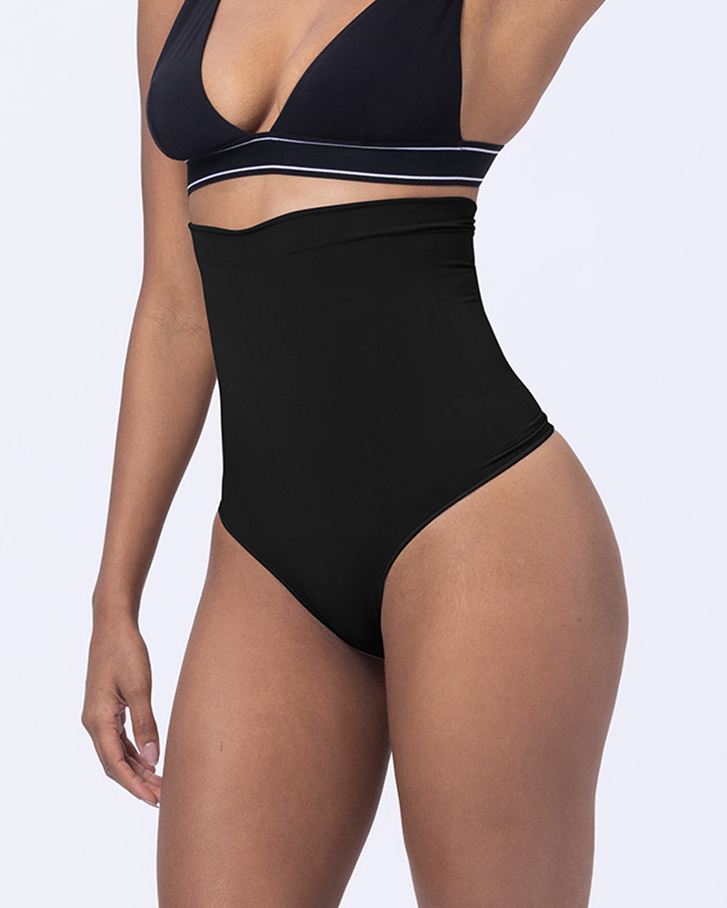High-Waisted Thong High-Elasticity Tummy-Control Seamless Leggings