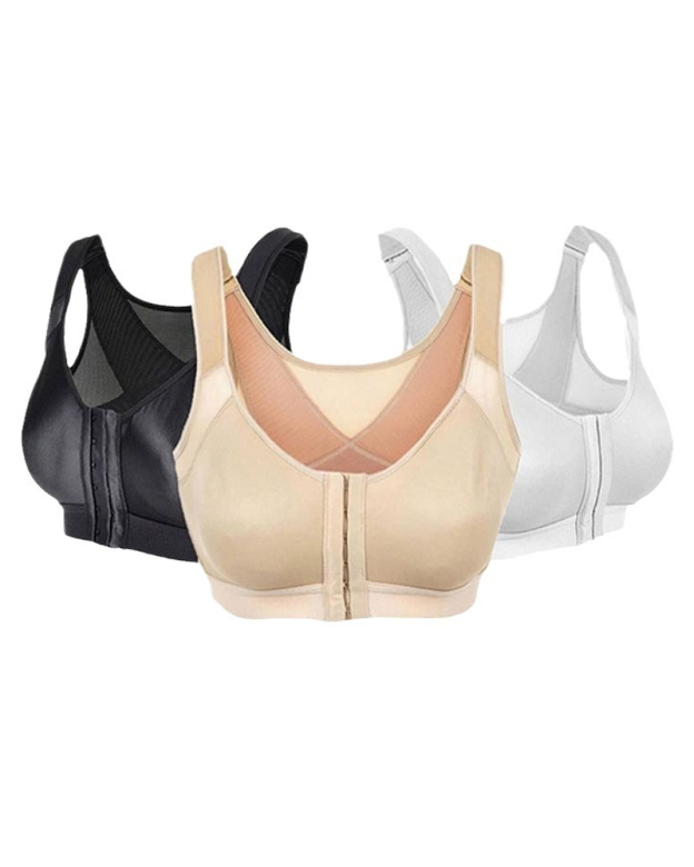 Breathable Supportive Vest-Style Bra