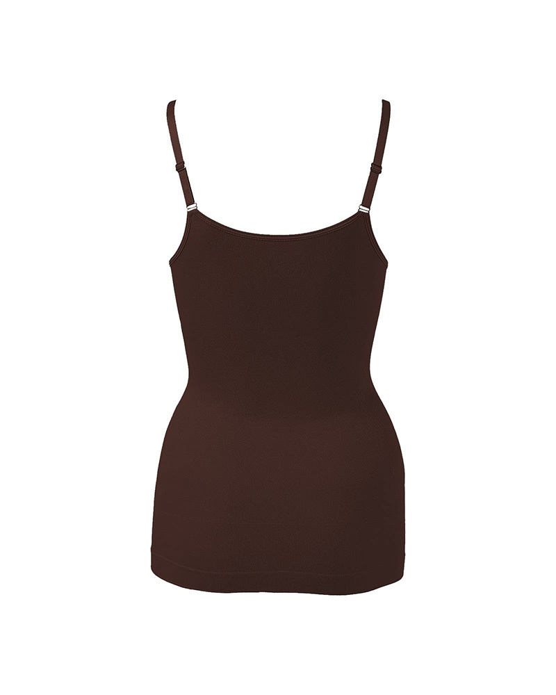 Seamless Toning Vest With Halter Belly Pull-In