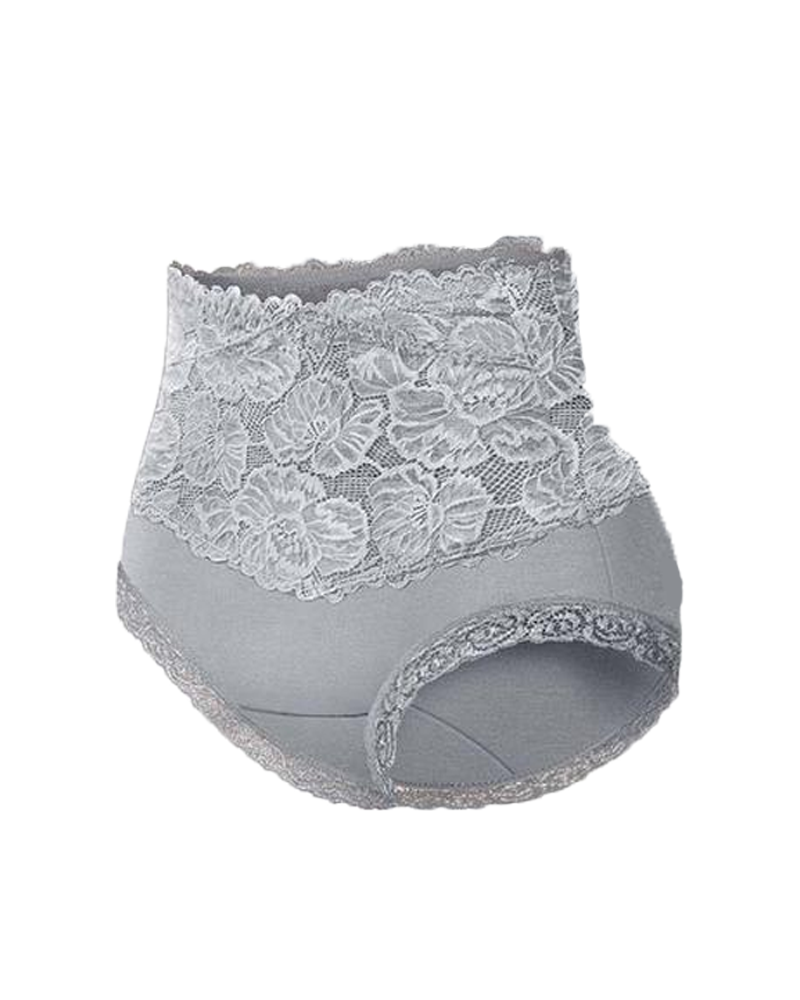 Buttock-Lifting Tummy-Flattening Lace Panties-Curvy-Faja