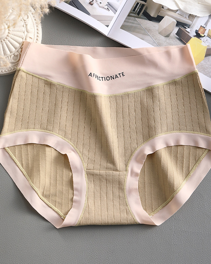 Abdomen-Controlling Antibacterial Cotton Crotch Underwear