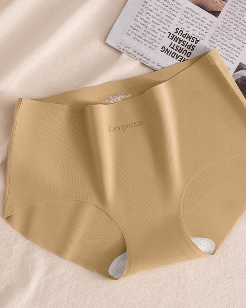 Yoga Fitness Mulberry Silk Antibacterial Seamless Underwear-Curvy-Faja