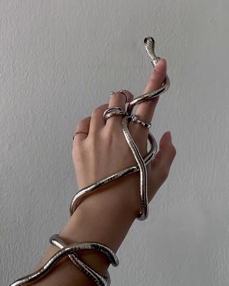 Personality Freely Wrapped Serpentine Necklace-Curvy-Faja