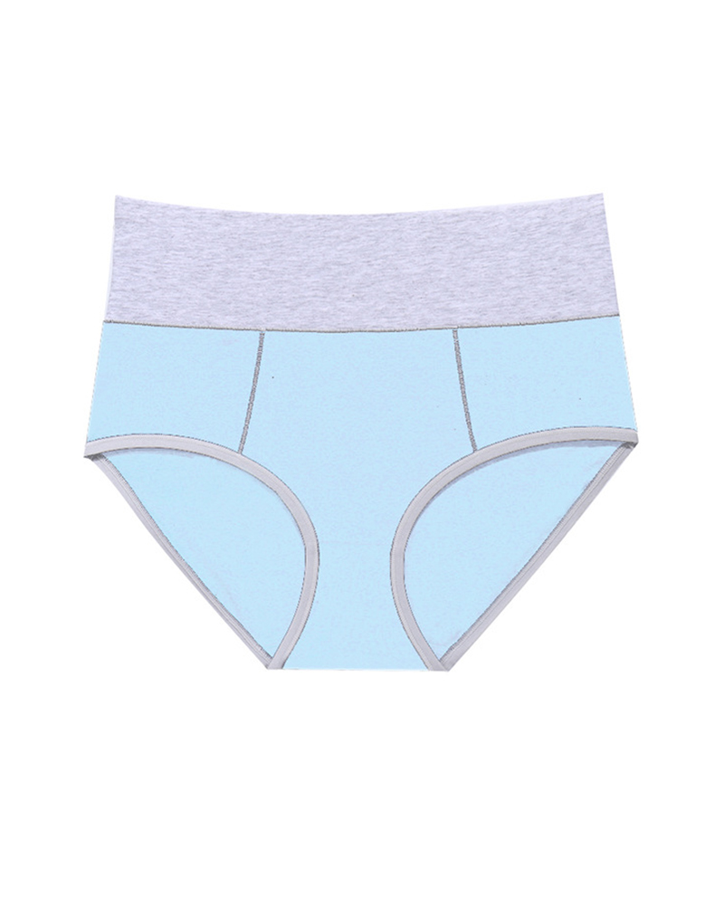 High Waist Cotton Crotch Sports Briefs
