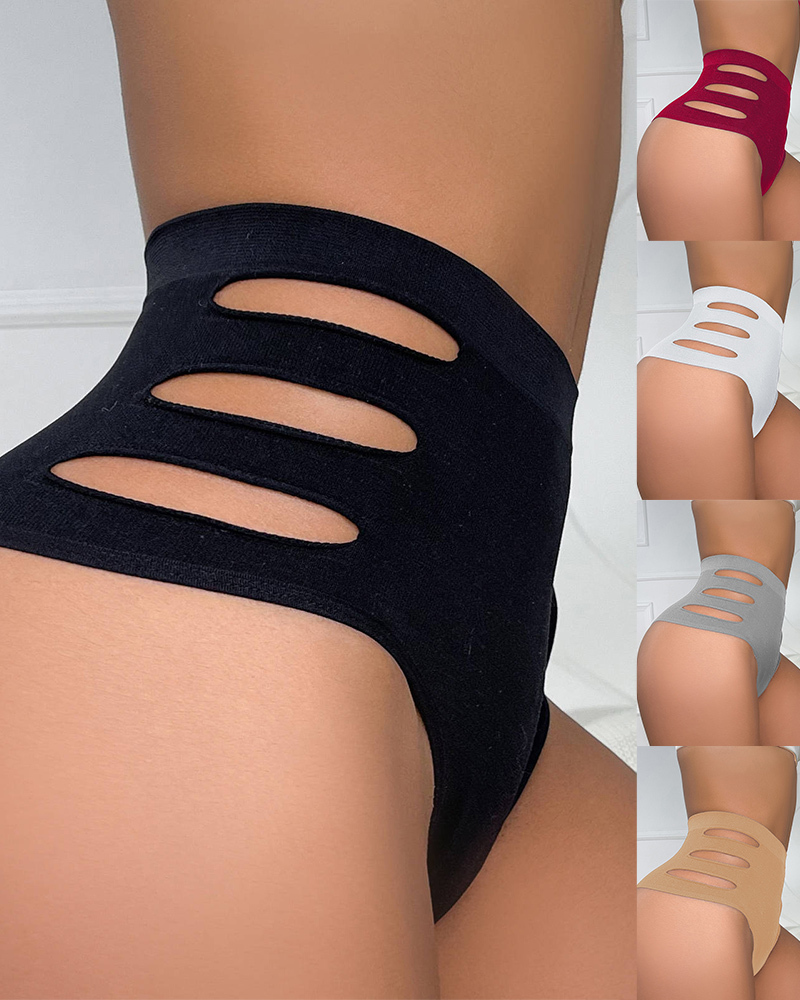 CURVY-FAJA | High-Waisted Hollow Tummy-Controlling Butt-Lifting Thong