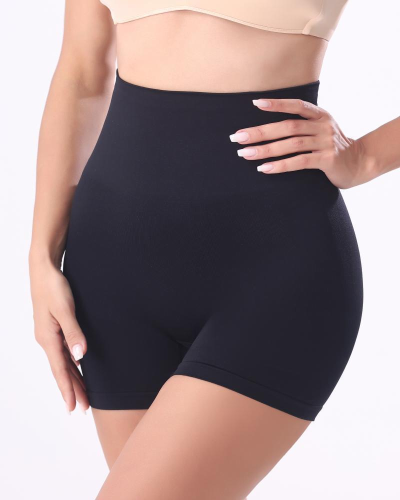 Mid-Rise Seamless Boxer Shorts-Curvy-Faja