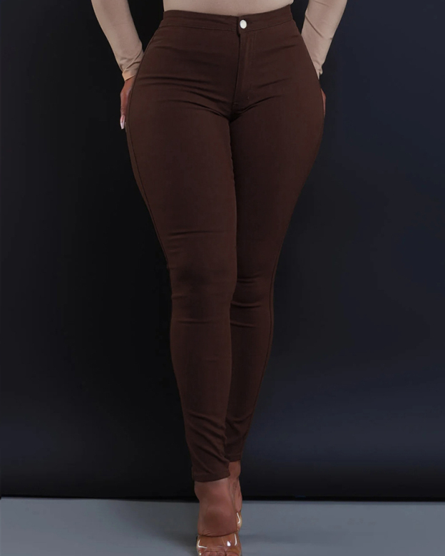 Skinny Candy Mid-Rise Jeans-Curvy-Faja