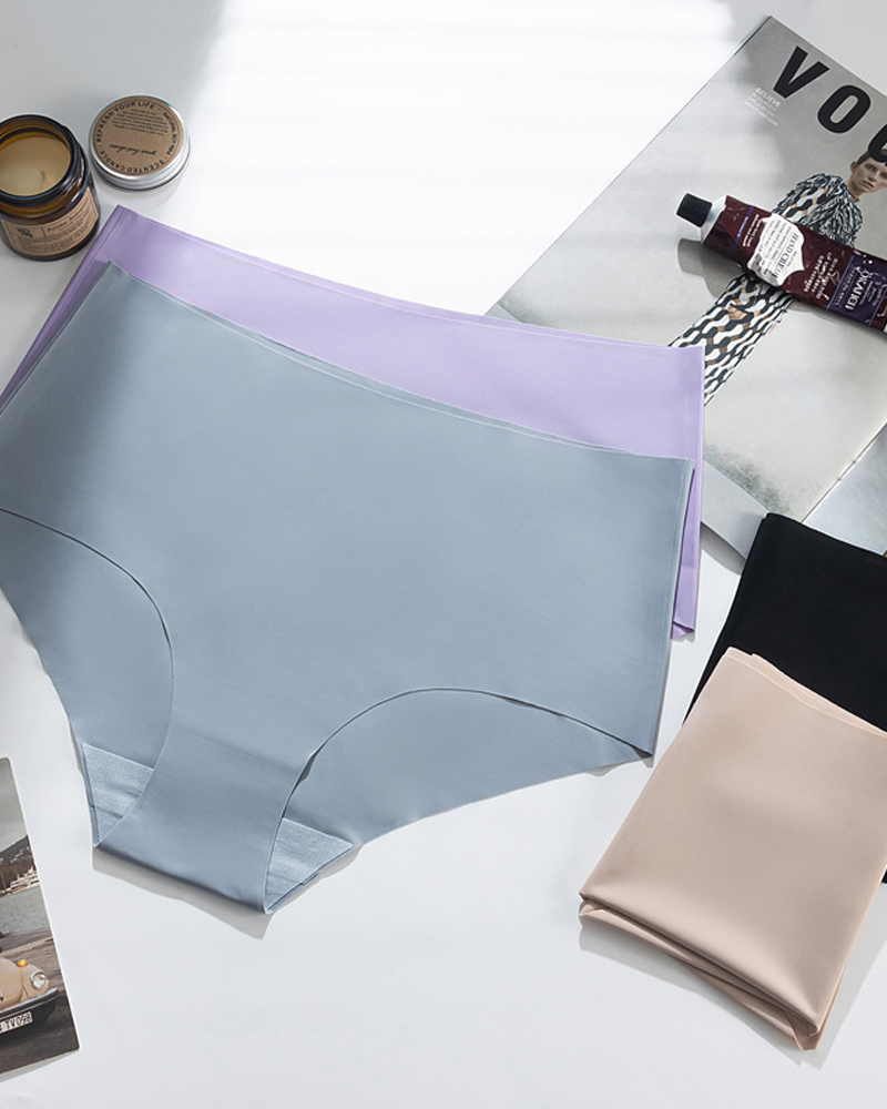 Breathable Ice Silk Seamless Underwear-Curvy-Faja