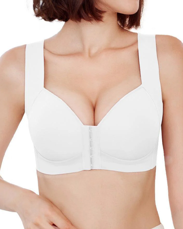 Front Clasp Push Up Bra-Curvy-Faja