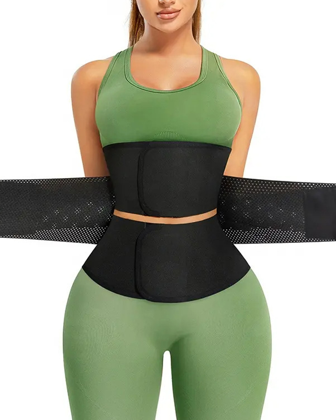Sweat-Enhancing Waist Trainer for Shaping-Curvy-Faja