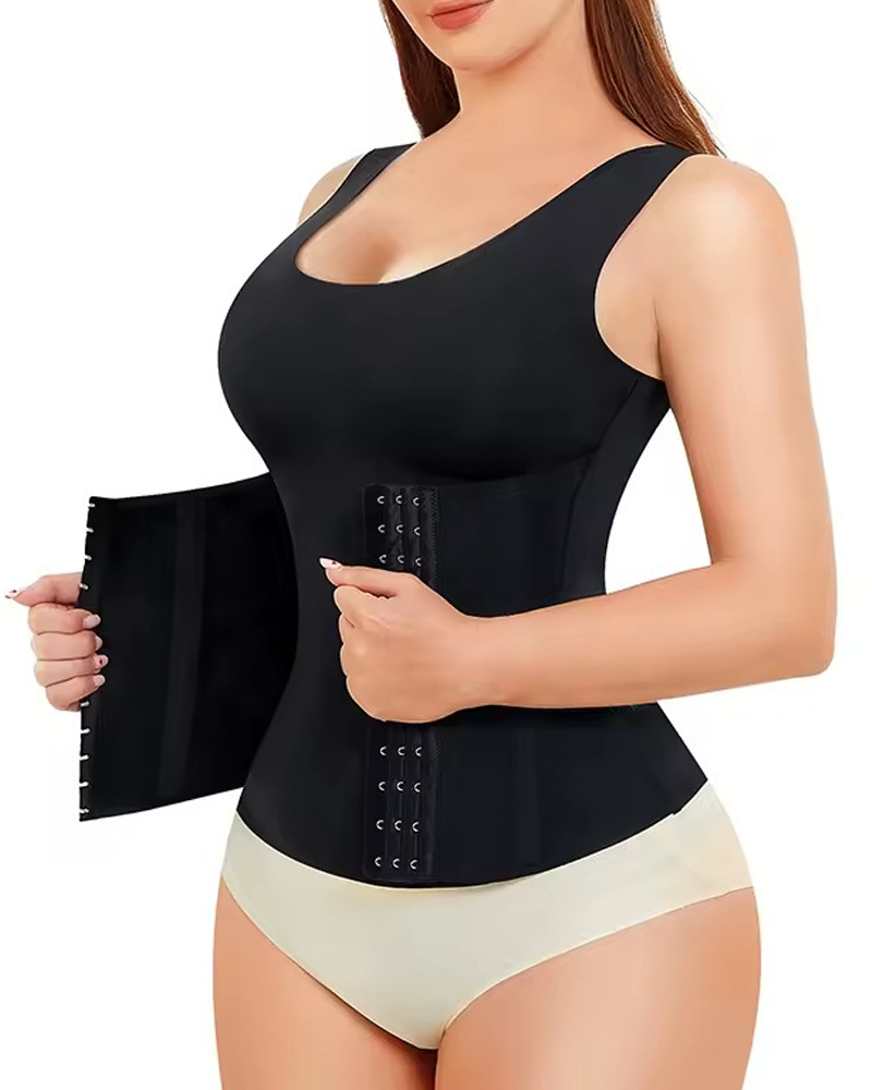 Elastic Slim Fit Waist Shaping Vest Top