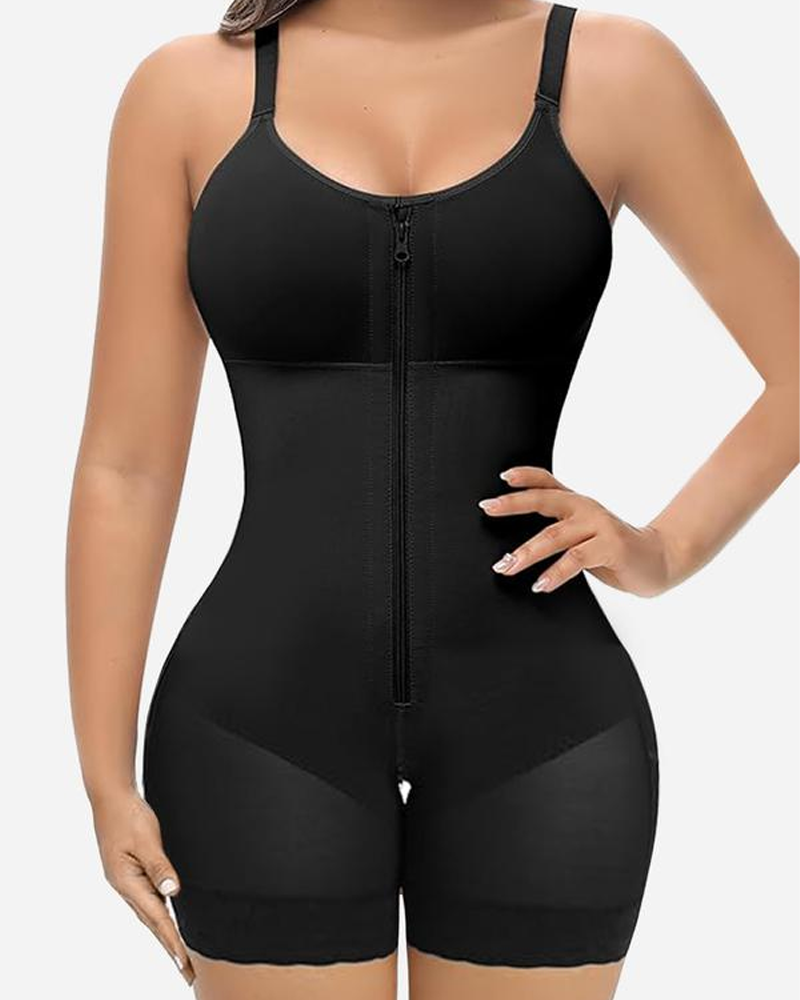 Slim Waist Hip Lift Zipper Body Shaper-Curvy-Faja