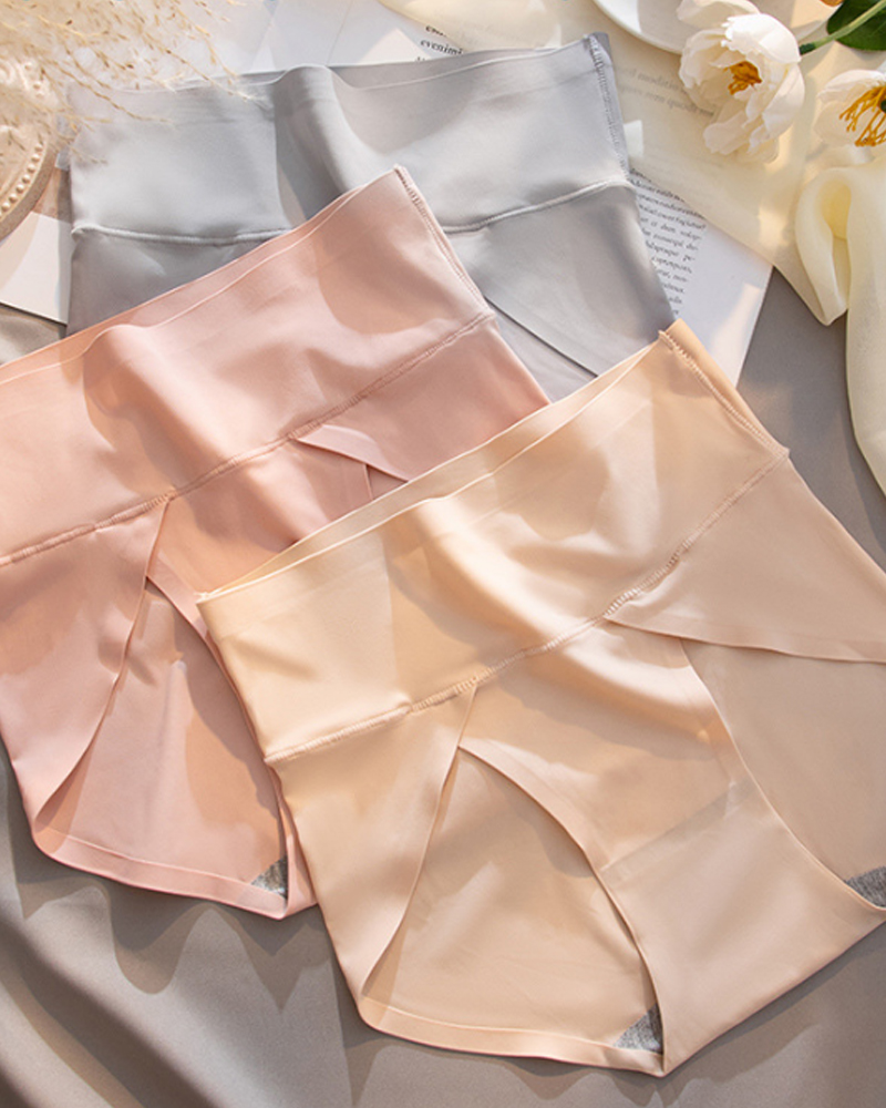 High-Slit, No-Thigh, High-Waist, Tummy-Lifting, Butt-Lifting Briefs