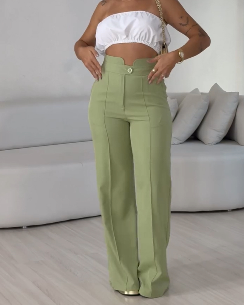 Loose Casual Suit Pants (Pre-Sale)