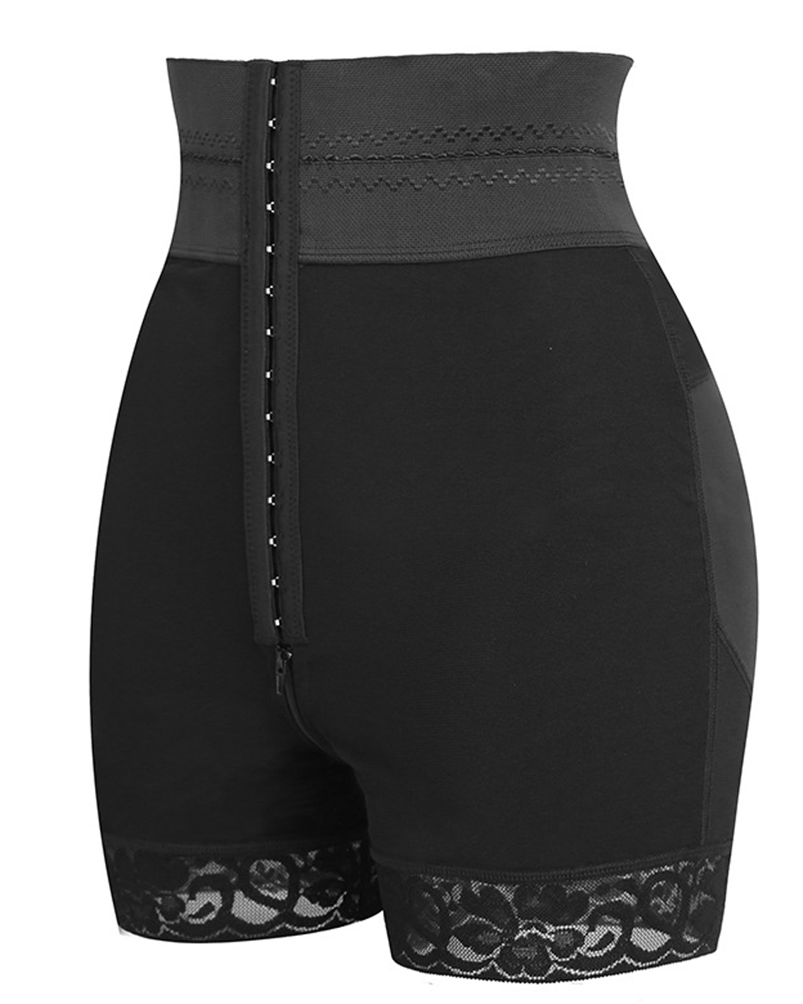 Crotch Zipper Hip-Lifting Pants with Strong Abdominal Control