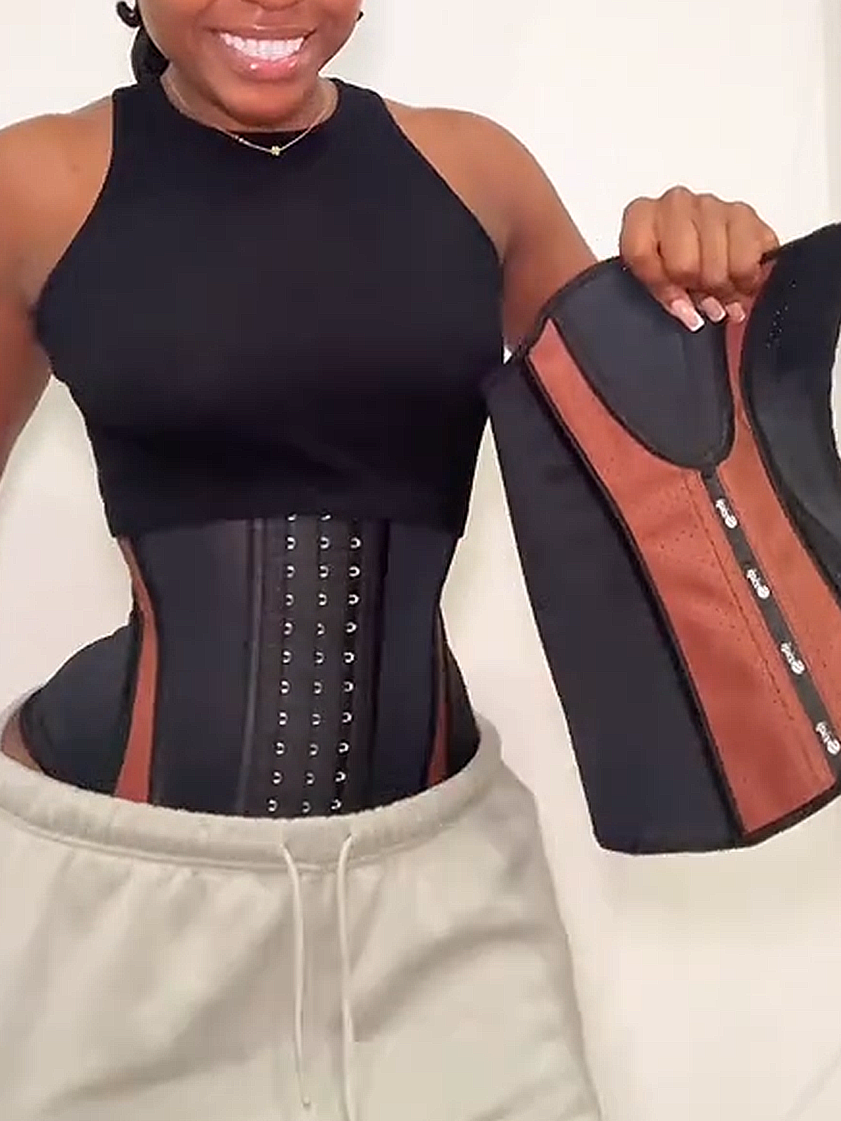 Women's Breathable Splicing Hourglass Waist Trainer（Pre-Sale）