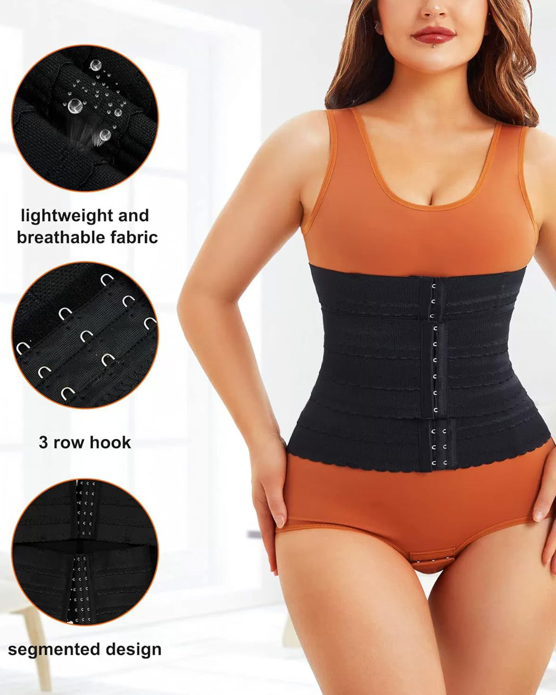 High-End Sports Fitness Belt Buckle Upgrade Waist Belt-Curvy-Faja