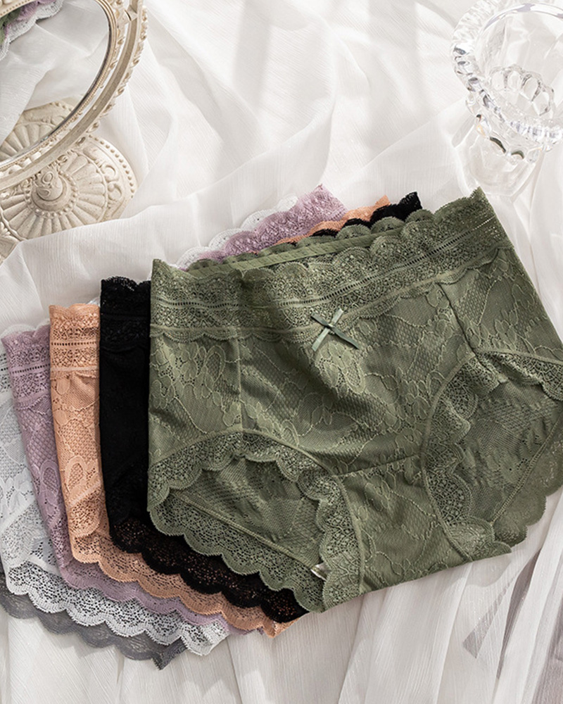 Wholesale Mature Ladies Silk Underwear Cotton, Lace, Seamless, Shaping 