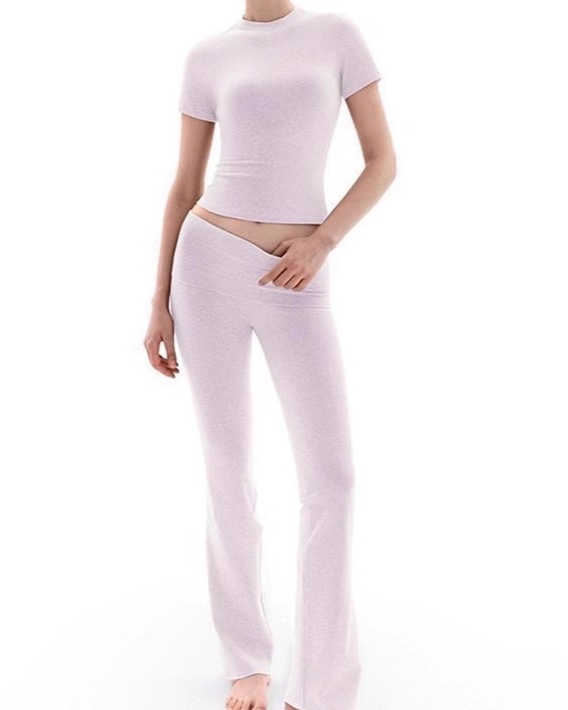 Women's Slim Fit Sports Casual Yoga Set-Curvy-Faja