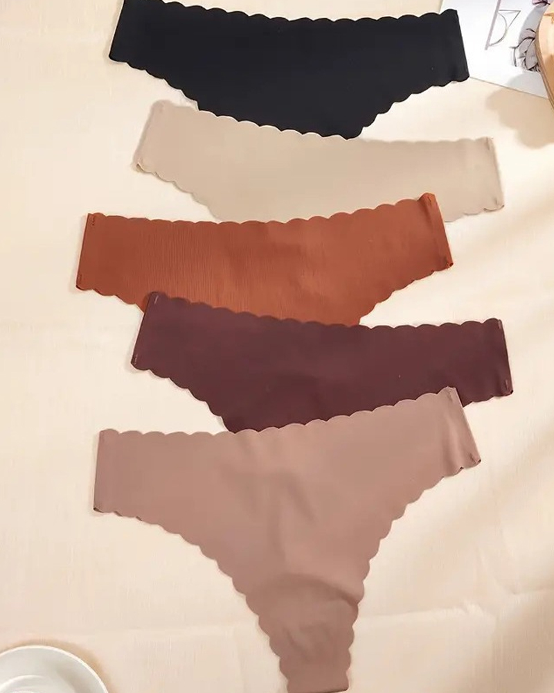 Sexy Mid-Rise Ribbed Cotton Briefs-Curvy-Faja
