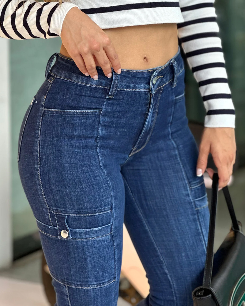 Pocket Skinny Jeans (Pre-Sale)