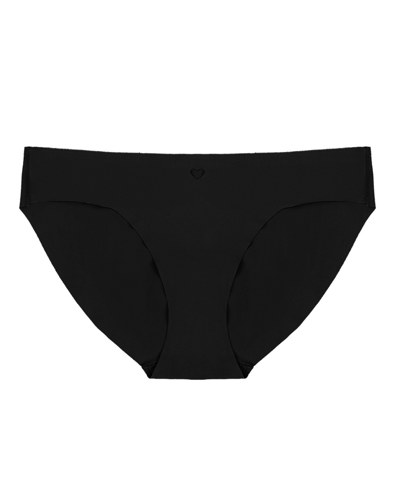 Heart Seamless Breathable High-Elastic Ice Silk Low-Waisted Underwear