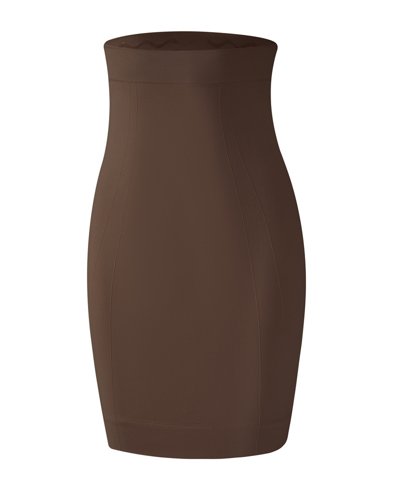 High Waist Seamless Hip-Hugging Skirt-Curvy-Faja