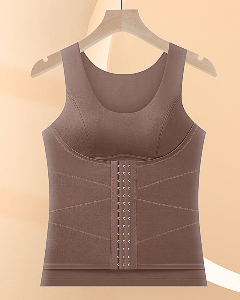 Derong Warm Body Breasted Shapewear Vest