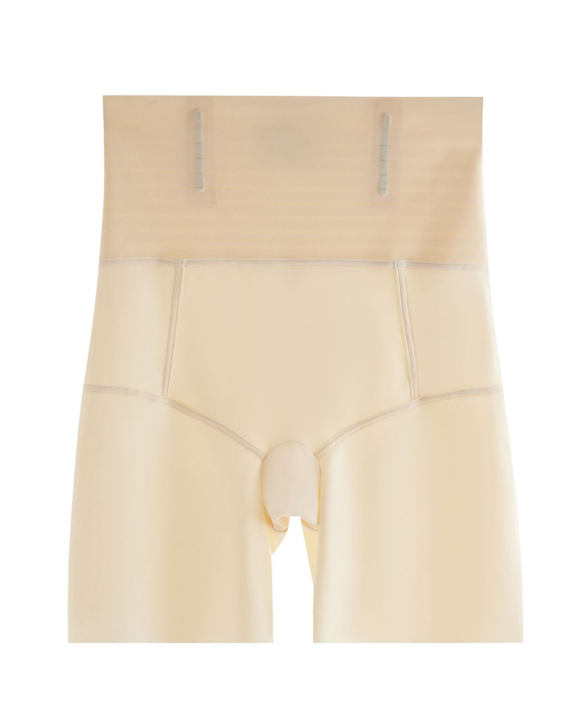 Thin Seamless High Waist Tummy Lifting Shorts-Curvy-Faja