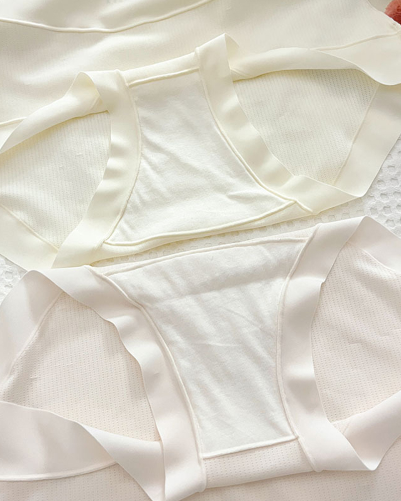 Ice Silk High Waist Tummy Control Briefs-Curvy-Faja