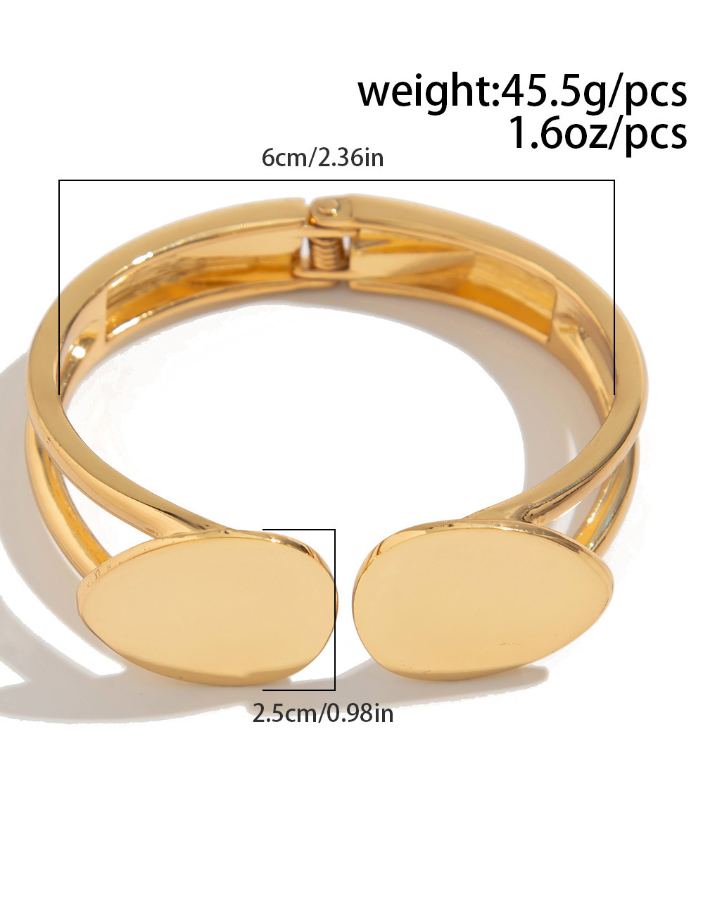 Geometric Bracelet-Curvy-Faja