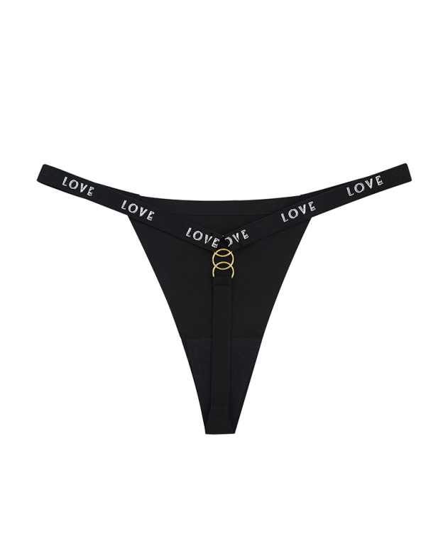 Ice Silk Seamless Cotton Antibacterial Crotch Sexy T-Back