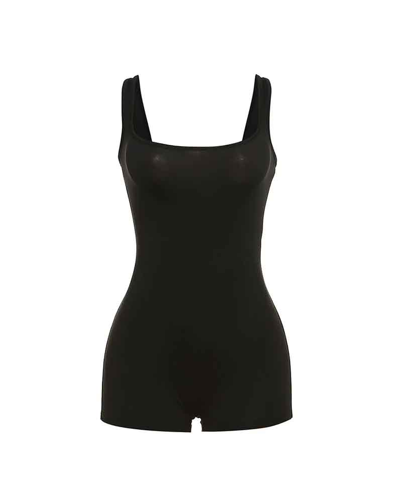 Backless Slim Fit Butt-Covering Casual Pants Jumpsuit-Curvy-Faja