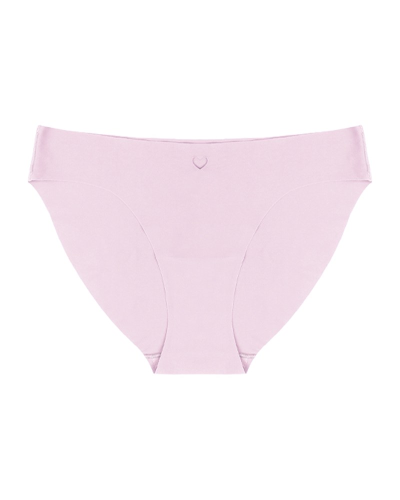 Heart-Shaped Seamless Breathable High-Elastic Ice Silk Low-Waisted Underwear