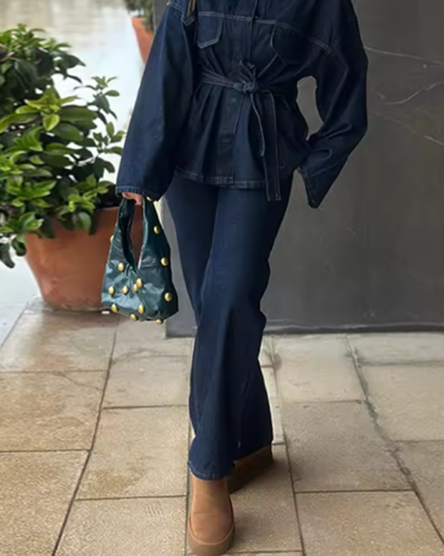 Retro Versatile Straight Leg Jeans