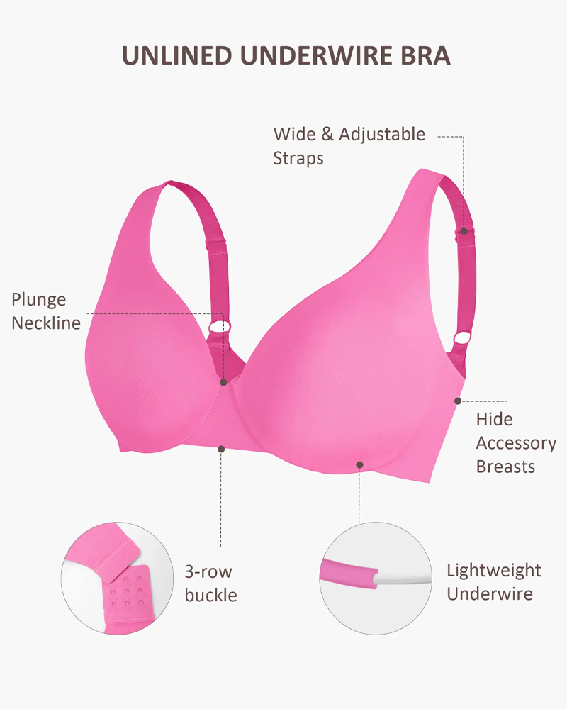 Comfort Daily Seamless Unpadded Underwire Bra（Pre-Sale）