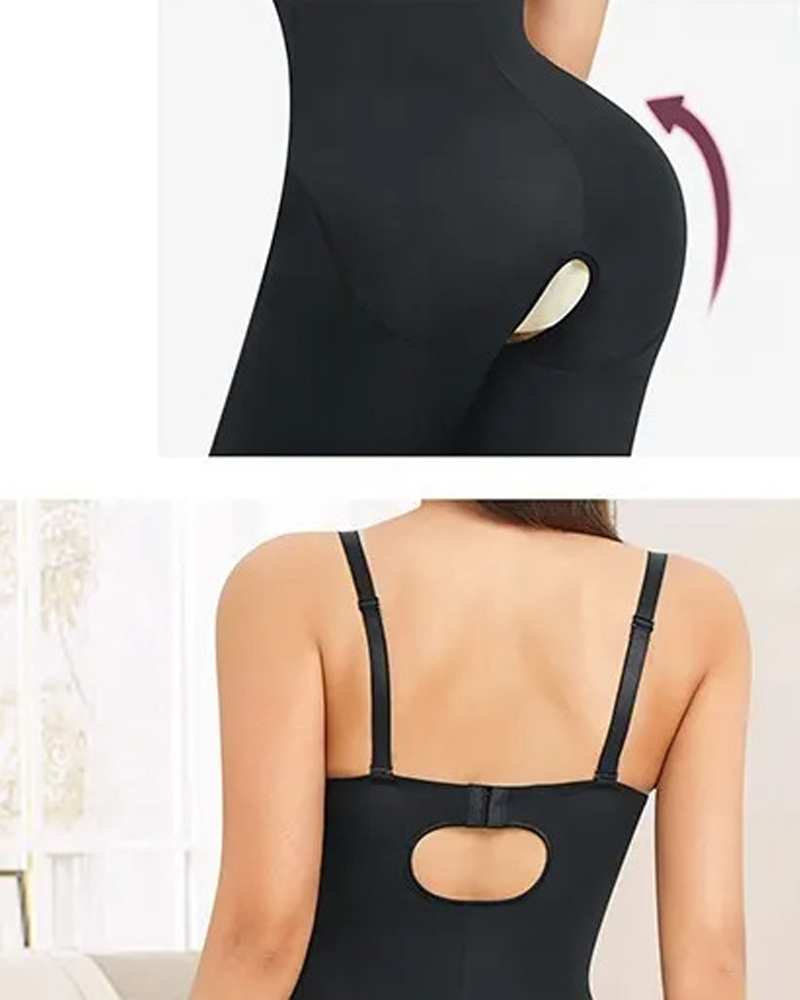 Waist Trainer & Butt Lifter Bodysuit Outerwear-Friendly